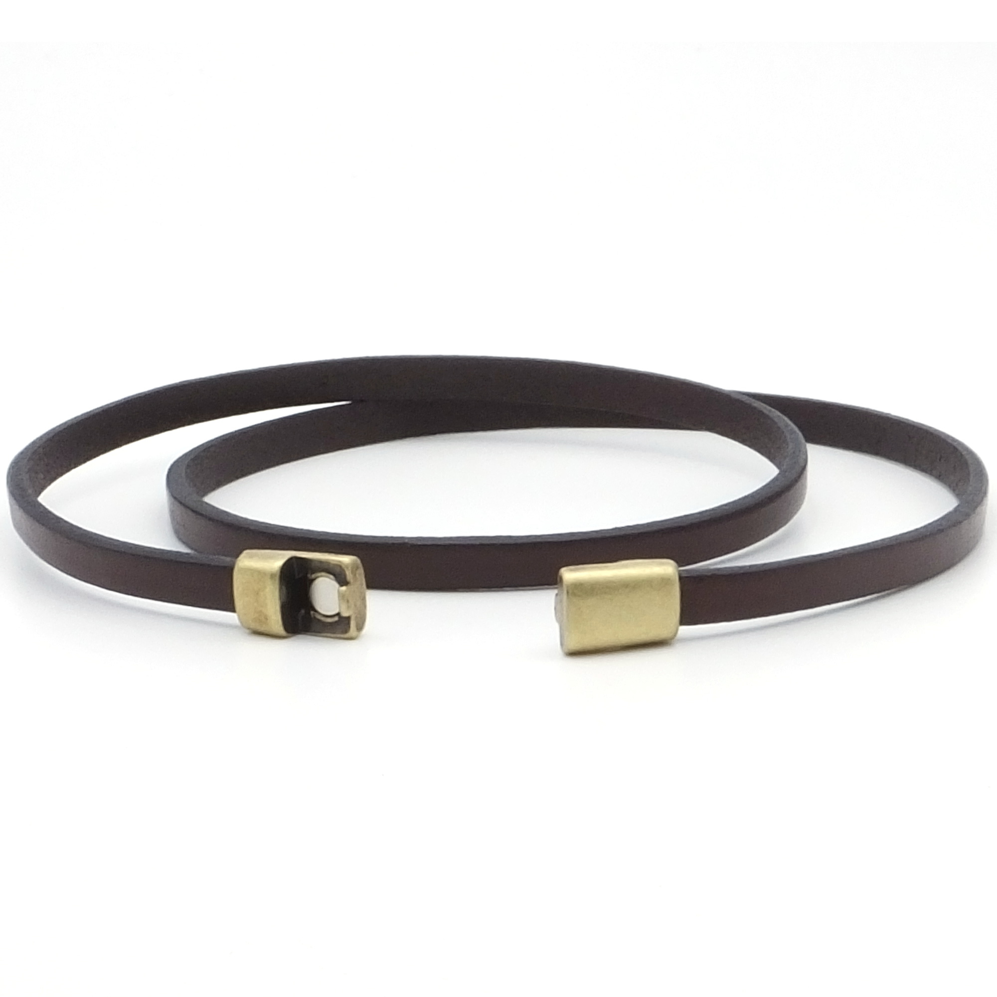 Details about   Natural Brown Leather Cord Multi Wrap Bracelet Custom Handmade to 72 inches USA 